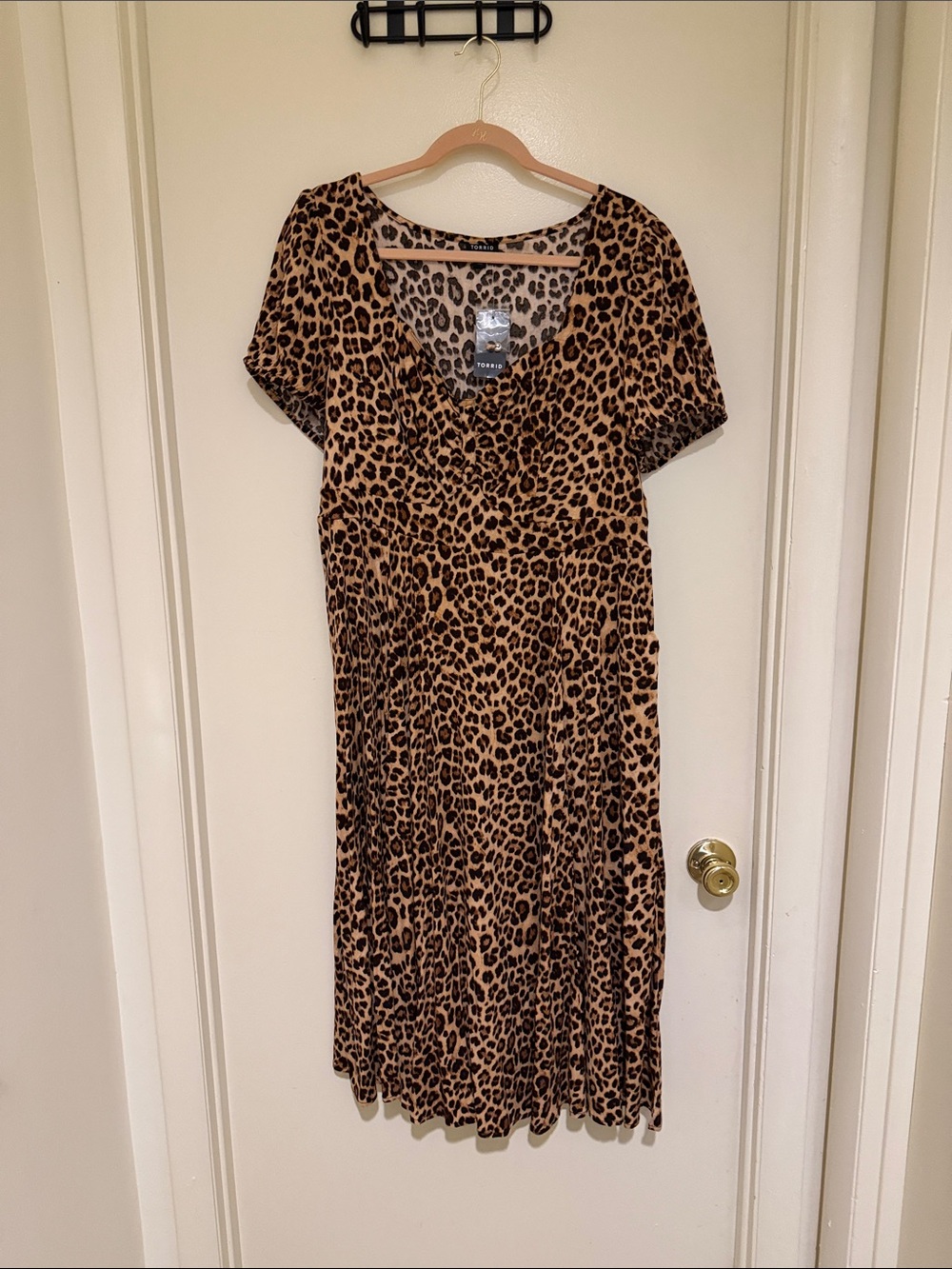 torrid Leopard Print Dress - Tan & Black